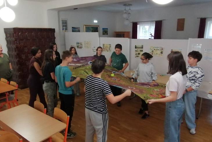 Iskol�ban az erd� – interakt�v erd�pedag�giai foglalkoz�s iskol�nkban