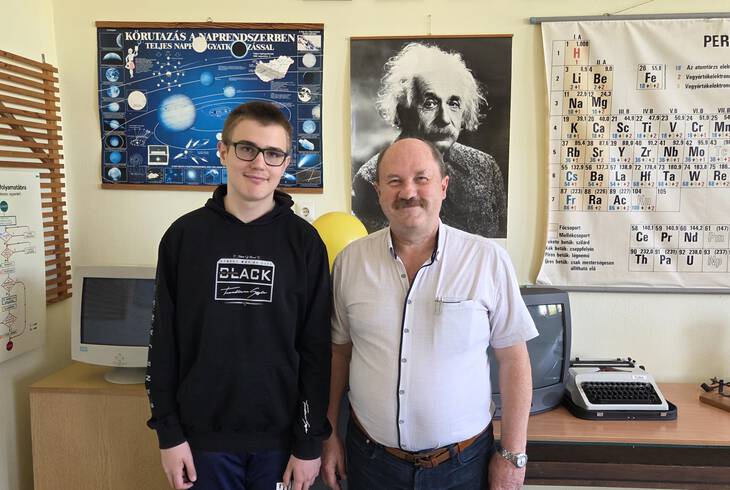 Hatalmas siker: Orsz�gos d�nt�be jutott Gazda Zolt�n a fizikaversenyen!